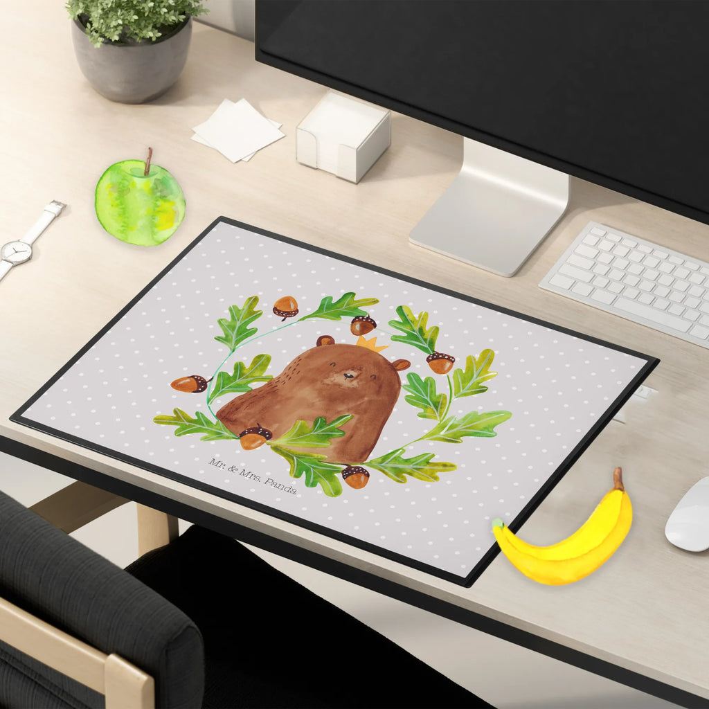 Podkładka na biurko Niedźwiedź król Schreibtisch Unterlagen, tischmatte, tischpad, arbeitsmatte, tischauflagen, tischauflage, Schreibtischauflage, Schreibunterlage, schreibauflagen, schreibauflage, tischmatten, schreibmatte, schreibtischmatte, schreibtischauflagen, tischpads, pultunterlage, schreibtischunterlagen, schreibtischunterlage, Schreibtisch Matte, arbeitsunterlage, Tischunterlage, Teddy, Teddybär, Bär, Papa, Papi, Papa Bär, Daddy, Bester Papa, Vatertag, Dad, Bester Vater, Weltbester Papa, Vater