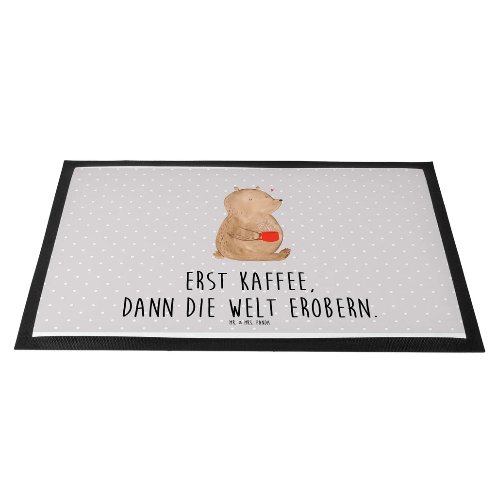 Fußmatte Bär Kaffee sauberlaufmatten, Abtretmatte, flurmatte, Fussmatte, Schmutzfangmatte, Schmutzfänger, Fußabstreifer, Eingangsmatte, außenmatte, Schmutzfangteppich, Sauberlaufmatte, Abtreter, Türmatte, matte haustür, hausmatte, Schuhabstreifer, türmatten, Türvorleger, Schmutzmatte, Fußabtreter, Fußmatten, abstreifer, fußmatte, Haustürmatte, Eingangsteppich, schmutzfangmatten, Teddybär, Bär, Teddy, Welt Retten, Motivation, Coffee, Welt Erobern, Morgenroutine, Bären, Guten Morgen, Kaffee