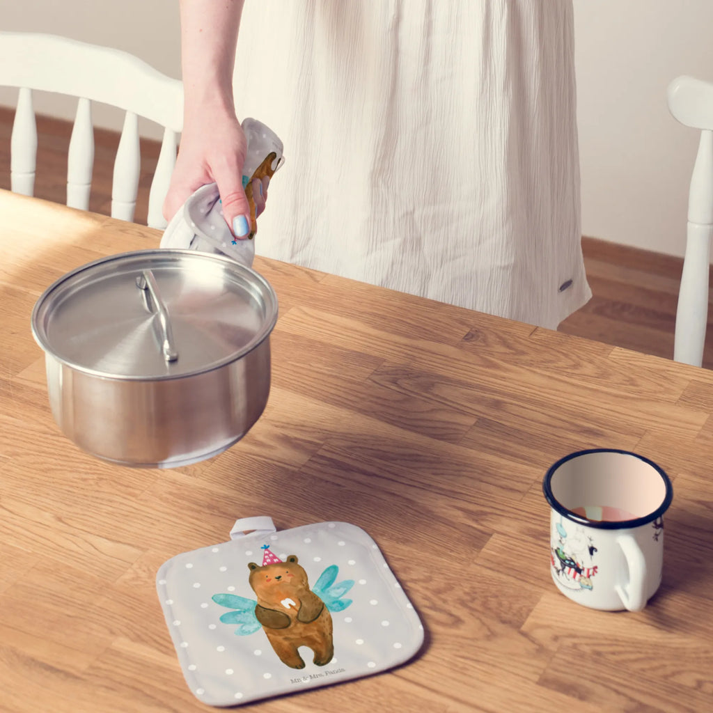 2-elementowy zestaw podkładek pod garnki niedźwiedź Wróżka zębów Niedźwiedź, Miś, Pluszowy miś