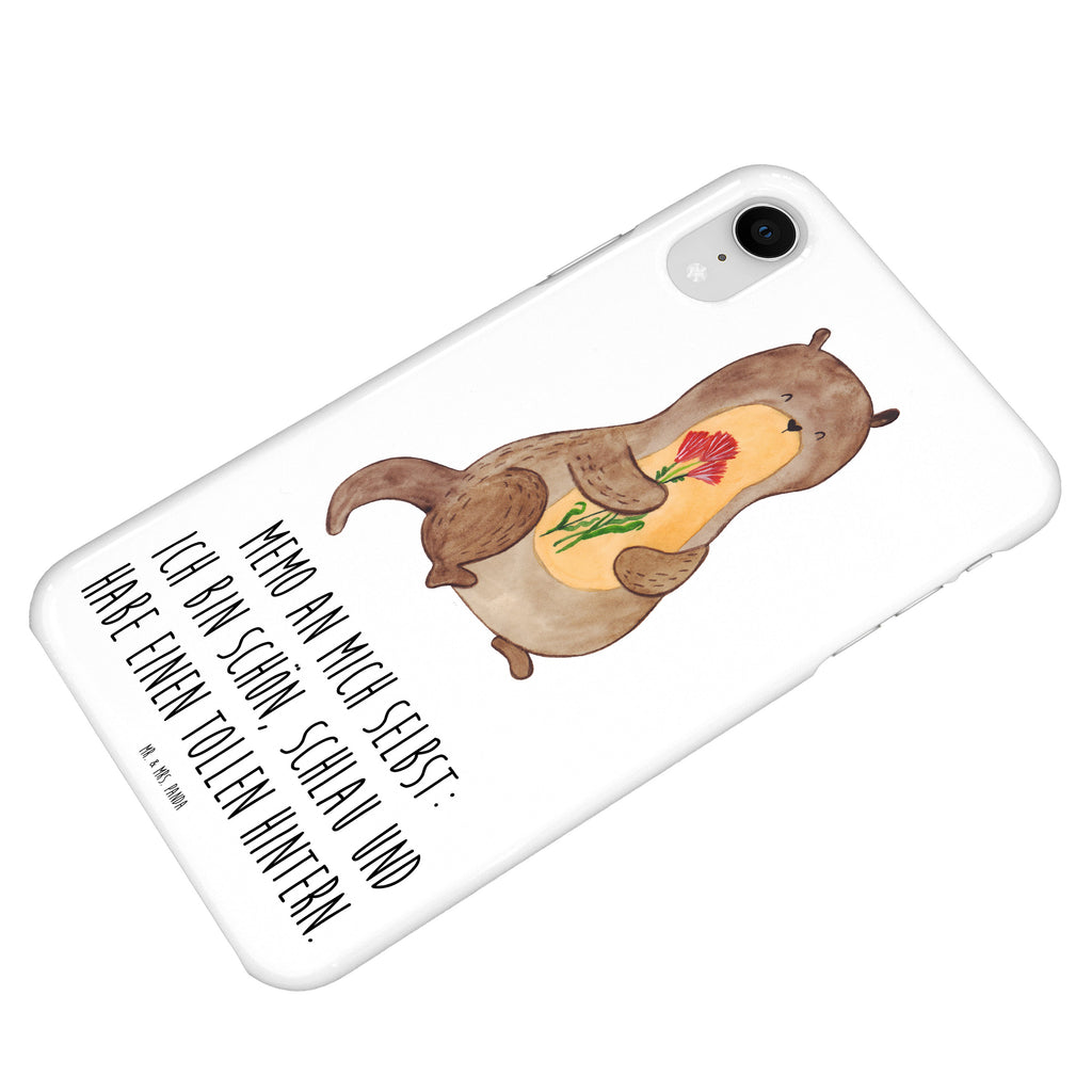 Handyhülle Otter Blumenstrauß Iphone 11, Handyhülle, Smartphone Hülle, Handy Case, Handycover, Hülle, Otter, Fischotter, Seeotter, Otter Seeotter See Otter