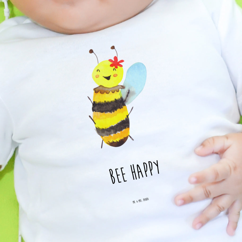 Baby Longsleeve Biene Happy Mädchen, Jungen, Baby, Langarm, Bio, Kleidung, Biene, Wespe, Hummel