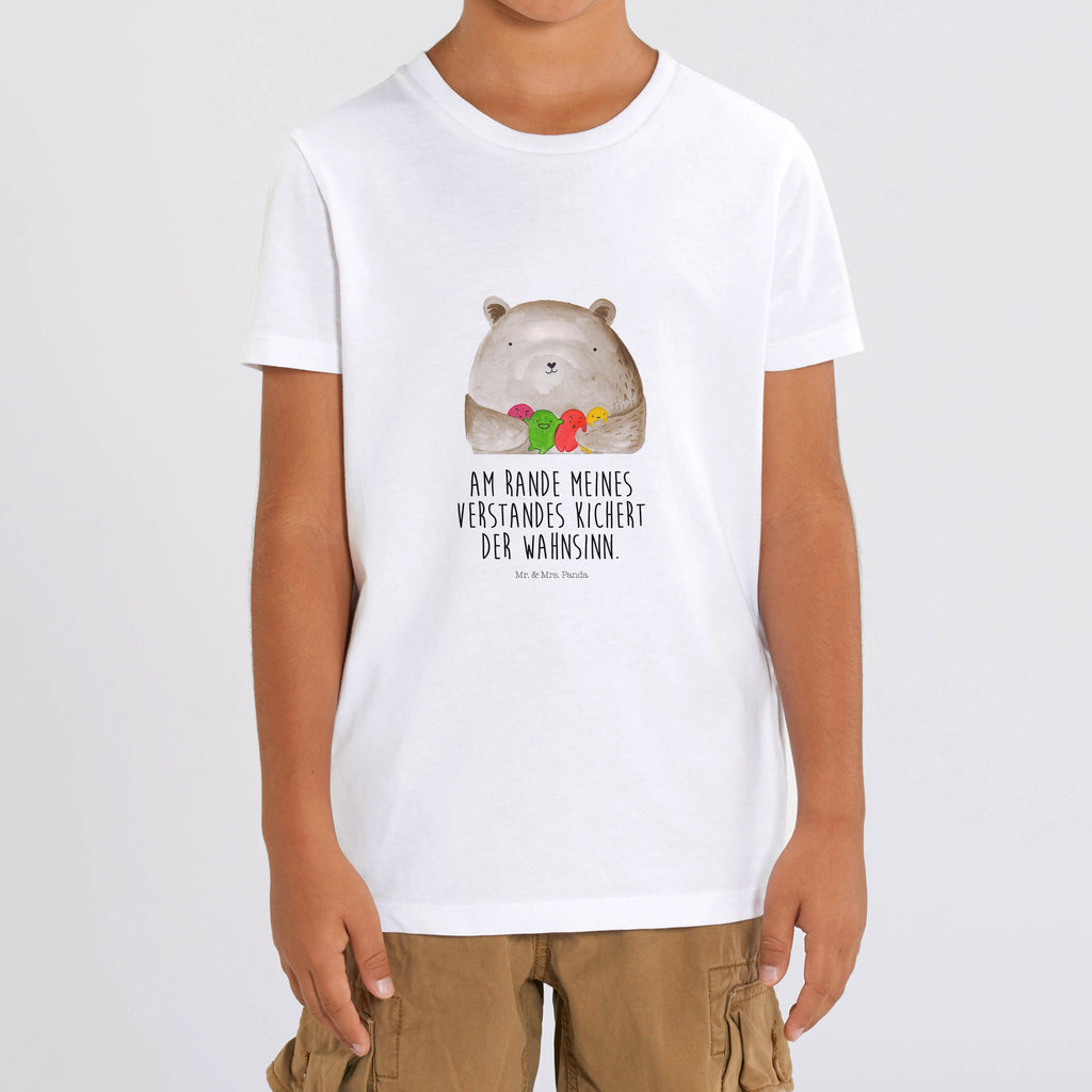 Organic Kinder T-Shirt Bär Gefühl Kinder T-Shirt, Kinder T-Shirt Mädchen, Kinder T-Shirt Jungen, Bär, Teddy, Teddybär, Wahnsinn, Verrückt, Durchgedreht