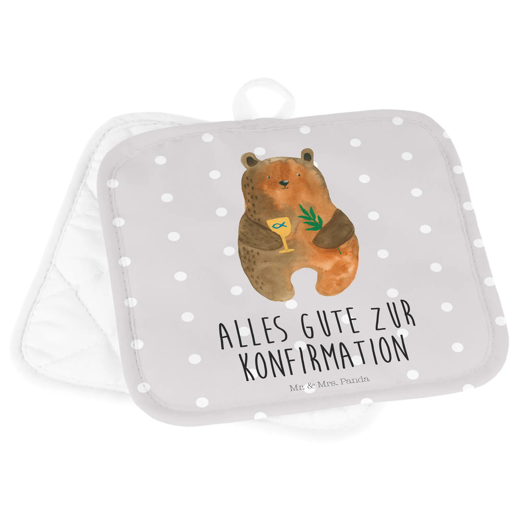 2er Set Topflappen  Bär Konfirmation topfhalter, Topflappenset, Topfuntersetzer, 2er Set Topflappen, Topfhandschuhe, Topflappen 2er Set, Topflappen, Topflappen Set, Bär, Teddy, Teddybär, Kirche, Gottesdienst, Evangelisch, Konfirmation