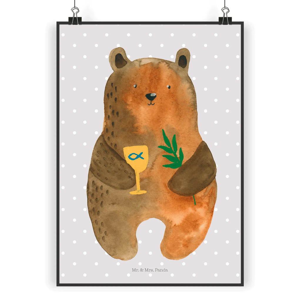 Poster Bär Konfirmation Plakat, Bild für Wand, wanddeko, Wanddeko Bild, kunstdruck poster, Wandbild, Poster, Wandschmuck, Mr. & Mrs. Panda Poster, drucke, Posterdruck, Wandposter, wanddruck, kunst für die wand, Bild, grafikposter, kunstposter, Deko Bild, Wanddekoration, wandkunst, Kunstdruck, Designposter, Teddybär, Bär, Teddy, Gottesdienst, Konfirmation, Kirche, Evangelisch