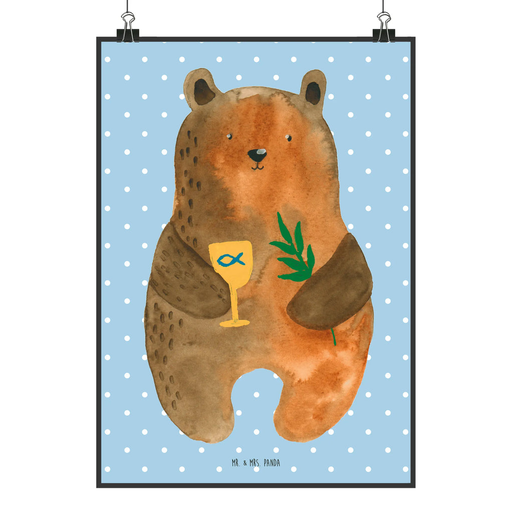 Poster Bär Konfirmation Plakat, Bild für Wand, wanddeko, Wanddeko Bild, kunstdruck poster, Wandbild, Poster, Wandschmuck, Mr. & Mrs. Panda Poster, drucke, Posterdruck, Wandposter, wanddruck, kunst für die wand, Bild, grafikposter, kunstposter, Deko Bild, Wanddekoration, wandkunst, Kunstdruck, Designposter, Teddybär, Bär, Teddy, Gottesdienst, Konfirmation, Kirche, Evangelisch
