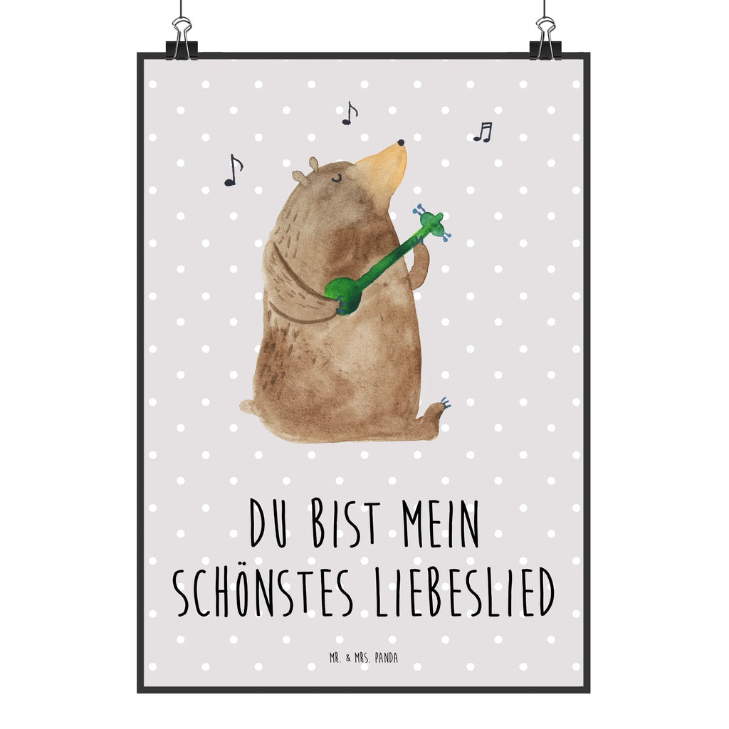 Plakat niedźwiedź piosenka Niedźwiedź, Miś, Pluszowy miś