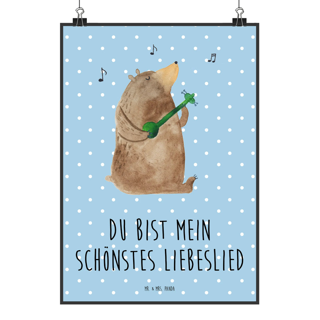 Plakat niedźwiedź piosenka Niedźwiedź, Miś, Pluszowy miś