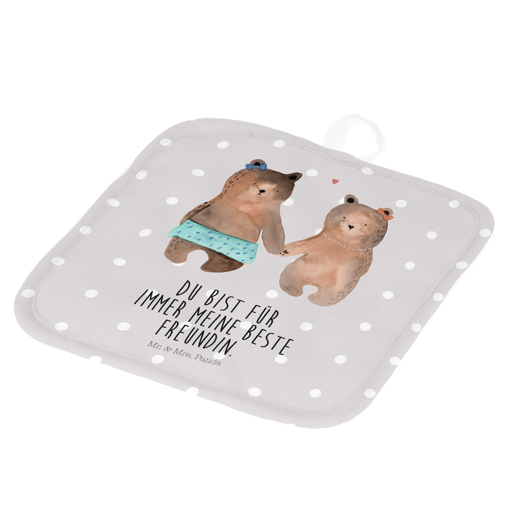 2er Set Topflappen  Bär Freundin Topflappen 2er Set, Topflappenset, 2er Set Topflappen, Topflappen, Topfuntersetzer, Topflappen Set, topfhalter, Topfhandschuhe, Bär, Teddy, Teddybär, Bär Freundin Beste Freund Liebe Liebesbeweis Verliebt Kumpel Kumpeliene