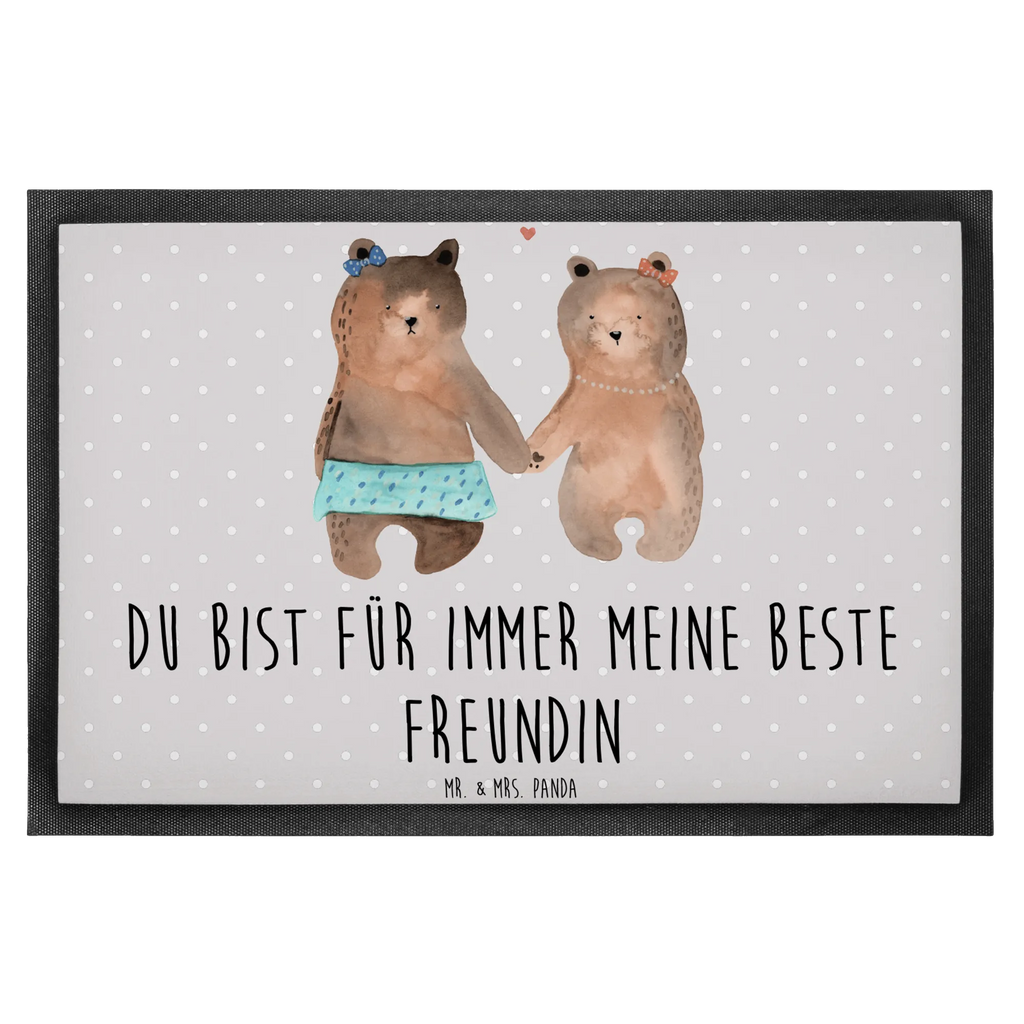 Doormat bear Girlfriend Sauberlaufmatte, Fussmatte, matte haustür, schmutzfangmatten, flurmatte, Eingangsteppich, hausmatte, Schmutzfangteppich, abstreifer, Schmutzfangmatte, Abtreter, Eingangsmatte, Abtretmatte, Haustürmatte, Fußmatten, Schuhabstreifer, fußmatte, Schmutzmatte, Fußabstreifer, außenmatte, Türmatte, Schmutzfänger, Fußabtreter, Türvorleger, sauberlaufmatten, türmatten, Teddybär, Bär, Teddy, Bär Freundin Beste Freund Liebe Liebesbeweis Verliebt Kumpel Kumpeliene