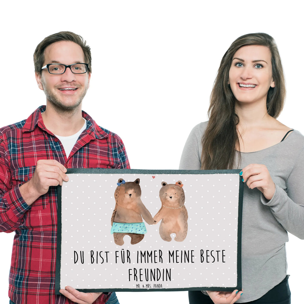 Doormat bear Girlfriend Sauberlaufmatte, Fussmatte, matte haustür, schmutzfangmatten, flurmatte, Eingangsteppich, hausmatte, Schmutzfangteppich, abstreifer, Schmutzfangmatte, Abtreter, Eingangsmatte, Abtretmatte, Haustürmatte, Fußmatten, Schuhabstreifer, fußmatte, Schmutzmatte, Fußabstreifer, außenmatte, Türmatte, Schmutzfänger, Fußabtreter, Türvorleger, sauberlaufmatten, türmatten, Teddybär, Bär, Teddy, Bär Freundin Beste Freund Liebe Liebesbeweis Verliebt Kumpel Kumpeliene