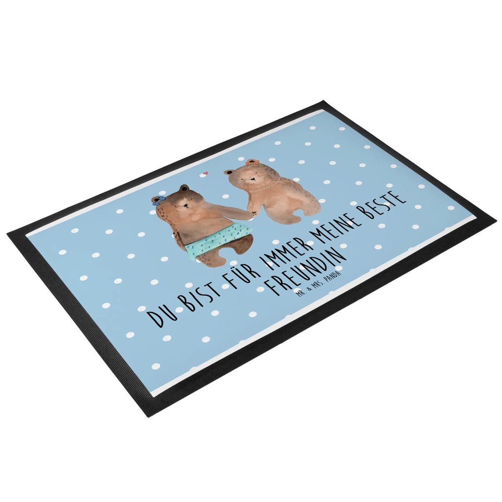 Doormat bear Girlfriend Sauberlaufmatte, Fussmatte, matte haustür, schmutzfangmatten, flurmatte, Eingangsteppich, hausmatte, Schmutzfangteppich, abstreifer, Schmutzfangmatte, Abtreter, Eingangsmatte, Abtretmatte, Haustürmatte, Fußmatten, Schuhabstreifer, fußmatte, Schmutzmatte, Fußabstreifer, außenmatte, Türmatte, Schmutzfänger, Fußabtreter, Türvorleger, sauberlaufmatten, türmatten, Teddybär, Bär, Teddy, Bär Freundin Beste Freund Liebe Liebesbeweis Verliebt Kumpel Kumpeliene