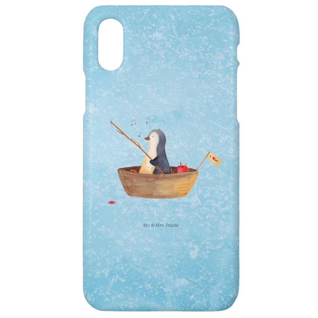 Handyhülle Pinguin Angelboot Hülle, Cover, Iphone X, Handy Case, Iphone 10, Handycover, Handy, Handyhülle, Pinguin, Angeln, Angelboot, Trennung, Neustart, Pinguine, Motivation, Geschenkidee Liebeskummer, Leben, Genießen, Lebenslust, Neuanfang, Boot, Scheidung