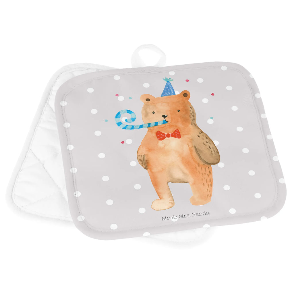 2-elementowy zestaw podkładek pod garnki Niedźwiedź urodziny Niedźwiedź, Miś, Pluszowy miś