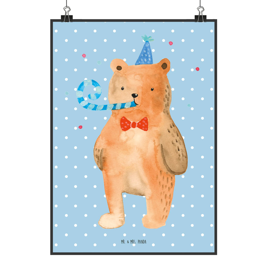 Poster Bär Geburtstag Posterdruck, Mr. & Mrs. Panda Poster, Designposter, Bild, grafikposter, Plakat, drucke, Wanddeko Bild, Poster, kunstdruck poster, Wandposter, Deko Bild, Kunstdruck, Wandschmuck, kunst für die wand, Wandbild, wandkunst, kunstposter, wanddruck, Bild für Wand, wanddeko, Wanddekoration, Teddybär, Bär, Teddy, Glückwunsch, Happy Birthday, Alles Gute, Geburtstag