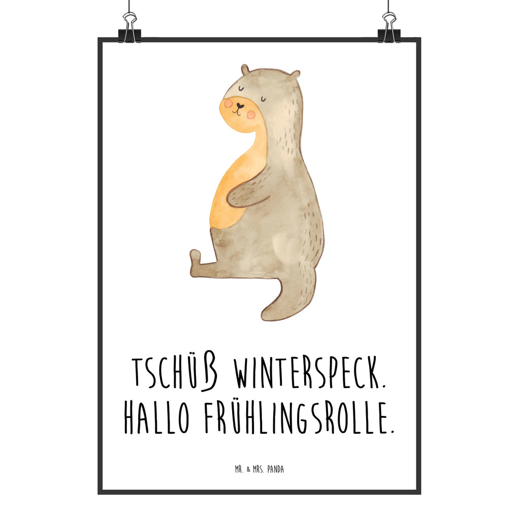 Poster otter Belly Bild, kunstposter, Kunstdruck, Wandposter, Posterdruck, Mr. & Mrs. Panda Poster, Plakat, Designposter, Poster, wanddruck, Wandschmuck, wandkunst, kunst für die wand, Bild für Wand, Wandbild, drucke, Deko Bild, kunstdruck poster, wanddeko, grafikposter, Wanddeko Bild, Wanddekoration, Seeotter, Fischotter, Otter, Otter Seeotter See Otter