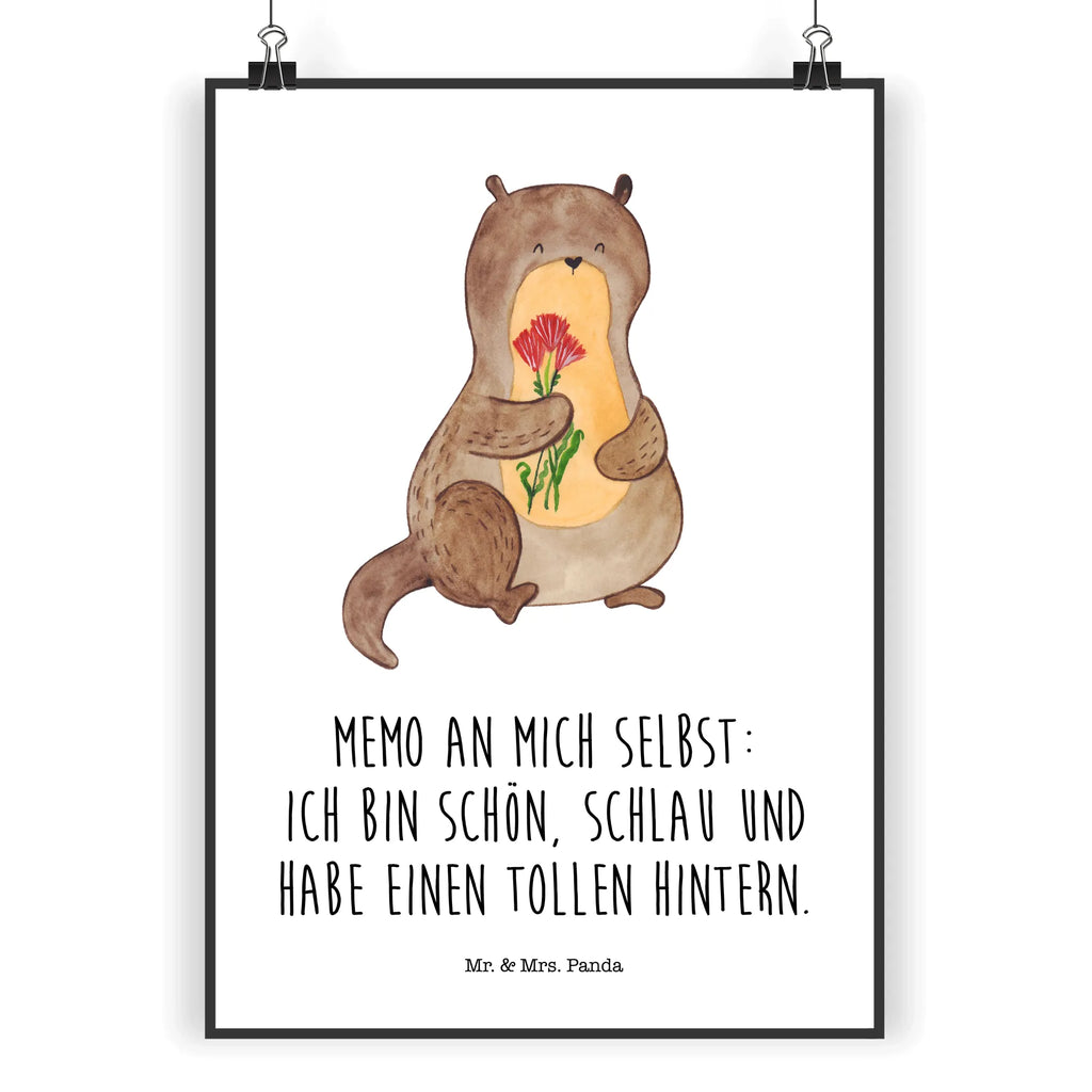 Poster otter Bunch of flowers Deko Bild, Plakat, kunstdruck poster, wanddeko, wandkunst, Mr. & Mrs. Panda Poster, typografie poster, Kunstdruck, wanddruck, drucke, Posterdruck, Poster, Wanddekoration, grafikposter, Design Poster, Wandbild, Wanddeko Bild, kunstposter, Wandschmuck, Bild, Deko Poster, Wandposter, Designposter, Panda Poster, Otter, Fischotter, Seeotter, Otter Seeotter See Otter