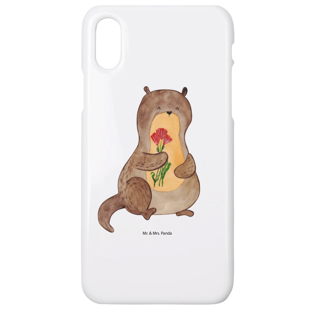 Handyhülle Otter Blumenstrauß Iphone X, Handy Case, Handycover, Iphone 10, Handyhülle, Cover, Hülle, Handy, Otter, Seeotter, Fischotter, Otter Seeotter See Otter