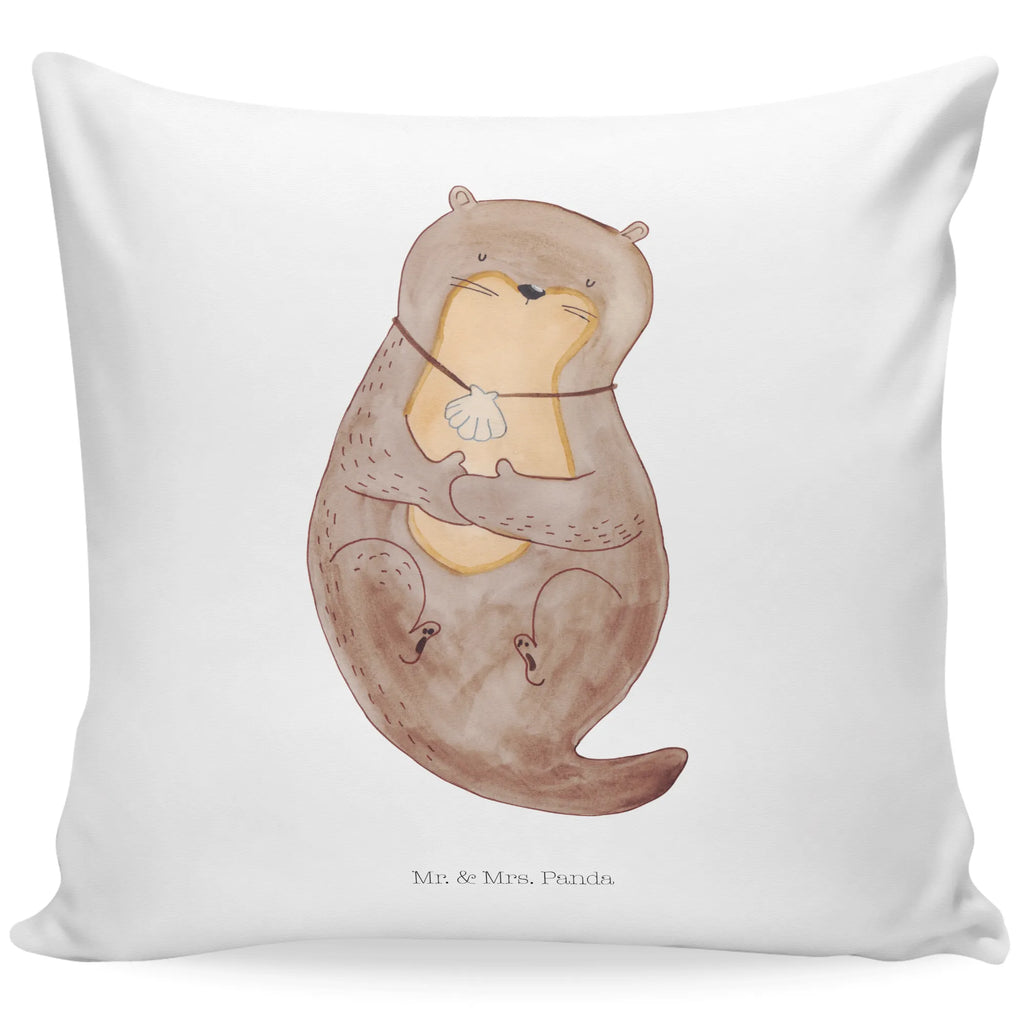 Cushion otter shell settee, Pillow, pillows, sofa, bedroom, pad, soft, fluffy, cushion, 40 x 40, bed, couch, pillow case, 40x40, otter, marten, sea otter, European otter, water mammal, aquatic animal, baby otter, predator, water, otter gifts, animal lover, gift ideas for animal lovers, animal, mammal, water animal, gifts for people in love, daydreaming, office, dreaming, motivation, otter love, brooding