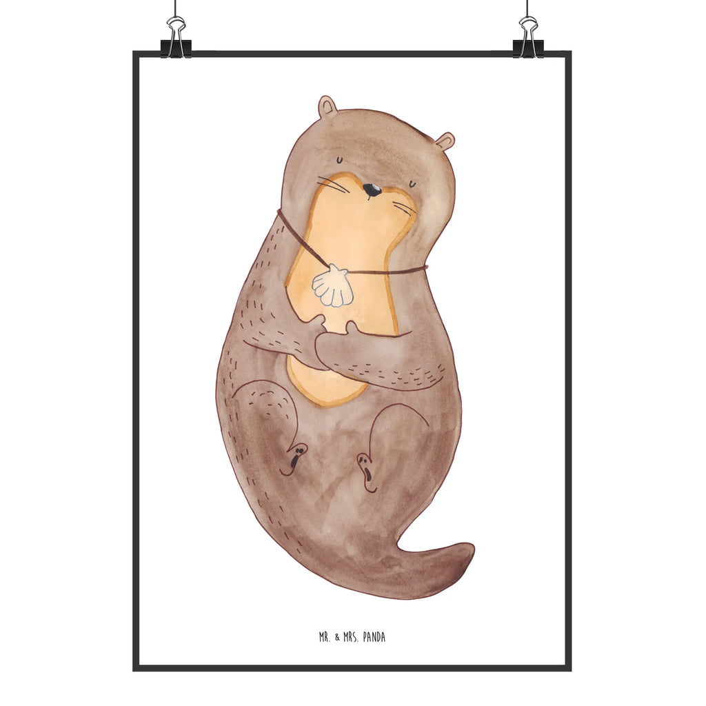 Poster Otter Muschel wanddeko, grafikposter, wandkunst, Kunstdruck, Wandposter, Wandschmuck, Deko Bild, Wanddekoration, Posterdruck, kunst für die wand, Poster, drucke, kunstposter, Mr. & Mrs. Panda Poster, Designposter, Wanddeko Bild, kunstdruck poster, Bild, Bild für Wand, Plakat, Wandbild, wanddruck, Seeotter, Fischotter, Otter, Motivation, Träumen, Otterliebe, Büro, Grübeln, Tagträumen
