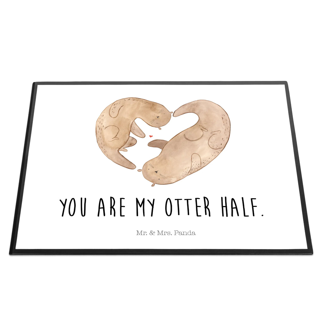 Schreibtischunterlage Otter Herz Schreibtisch Unterlagen, Schreibtischunterlage Groß, Büroartikel, Schreibtischauflage, Schreibunterlage, Schreibwaren, Bürobedarf, Otter, Fischotter, Seeotter, Bessere Hälfte, Hochzeitstag, Liebesgeschenk, Verlobung, Liebe, Jahrestag, gemeinsames Leben, Herz, Love you, Liebesbeweis