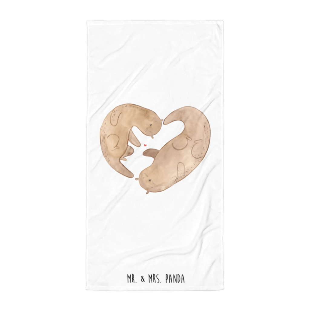 XL bath towel otter Heart luxury bath sheet, oversized towel, large beach towel, extra large swim towel, XL bath towel, spa towel, otter, marten, sea otter, European otter, water mammal, aquatic animal, baby otter, predator, water, otter gifts, animal lover, gift ideas for animal lovers, animal, mammal, water animal, gifts for people in love, love you, wedding day, life together, love, proof of love, better half, love gift, heart, engagement, anniversary