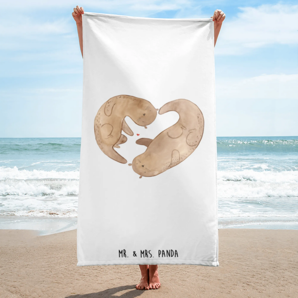 XL bath towel otter Heart luxury bath sheet, oversized towel, large beach towel, extra large swim towel, XL bath towel, spa towel, otter, marten, sea otter, European otter, water mammal, aquatic animal, baby otter, predator, water, otter gifts, animal lover, gift ideas for animal lovers, animal, mammal, water animal, gifts for people in love, love you, wedding day, life together, love, proof of love, better half, love gift, heart, engagement, anniversary