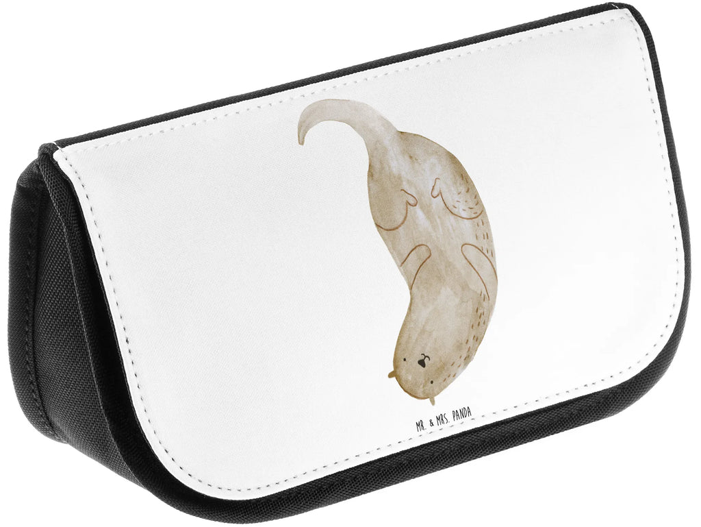 Kosmetiktasche Otter Kopfüber zubehörtasche, Waschtasche, Kulturtasche, Kulturbeutel, utensilientasche, Kosmetiktasche, bad tasche, Schminktäschchen, Necessaire, kulturtäschchen, beauty case, Beautybag, Schminkbeutel, Beauty Bag, kosmetiktäschchen, Reisenecessaires, hygiene tasche, toilettenbeutel, Toilettentasche, Make-Up Bag, kleines Täschchen, Organizer Tasche, Schminktasche, Waschbeutel, reiseschminktasche, beauty tasche, kosmetik beutel, reise kosmetiktasche, Otter, Fischotter, Seeotter, Otter Seeotter See Otter