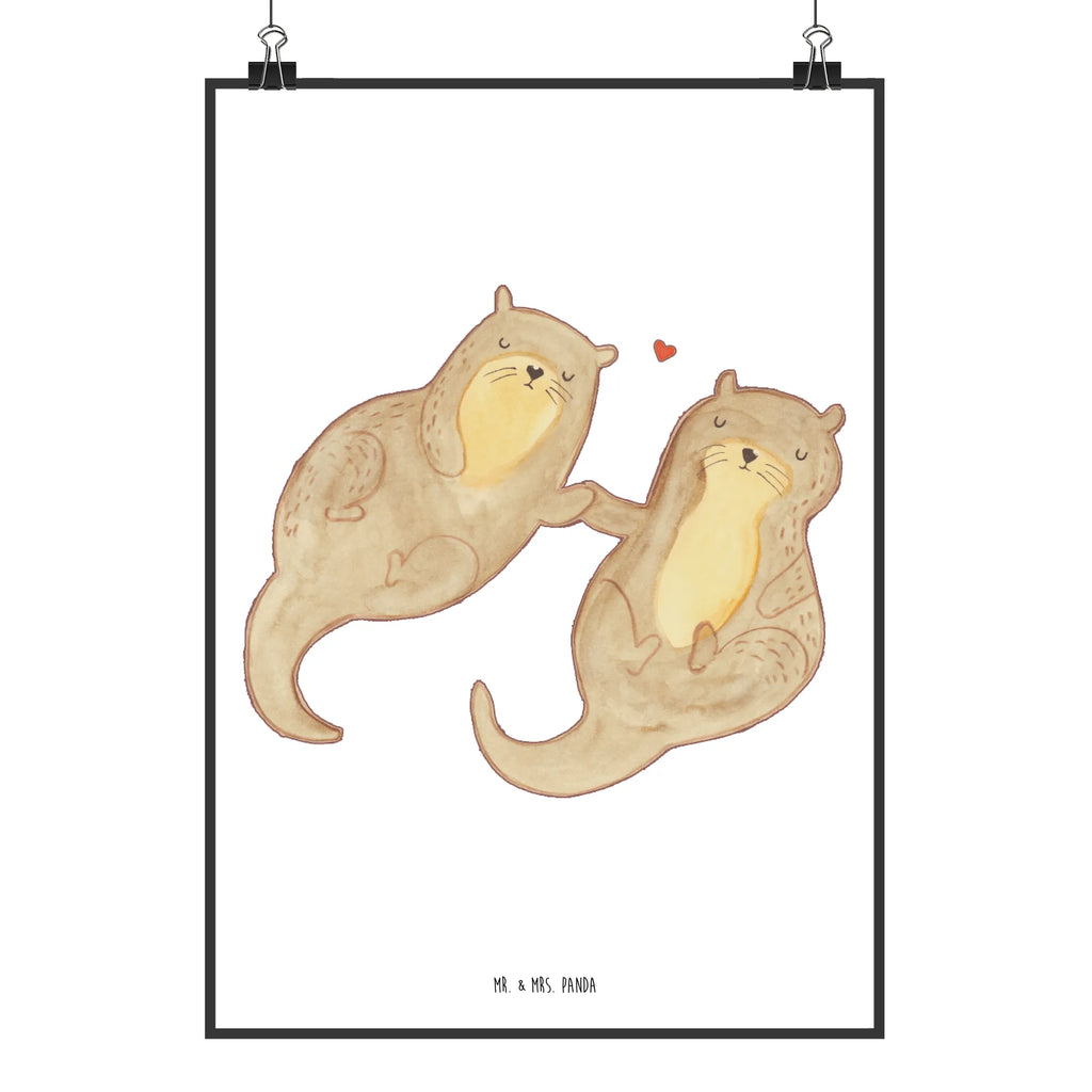 Poster otter holding hands wanddeko, kunstdruck poster, Designposter, Wandschmuck, Wanddekoration, kunstposter, Posterdruck, wandkunst, Bild, kunst für die wand, Wanddeko Bild, Wandposter, grafikposter, wanddruck, Deko Bild, Plakat, Poster, Bild für Wand, drucke, Wandbild, Mr. & Mrs. Panda Poster, Kunstdruck, Seeotter, Fischotter, Otter, Otter Seeotter See Otter