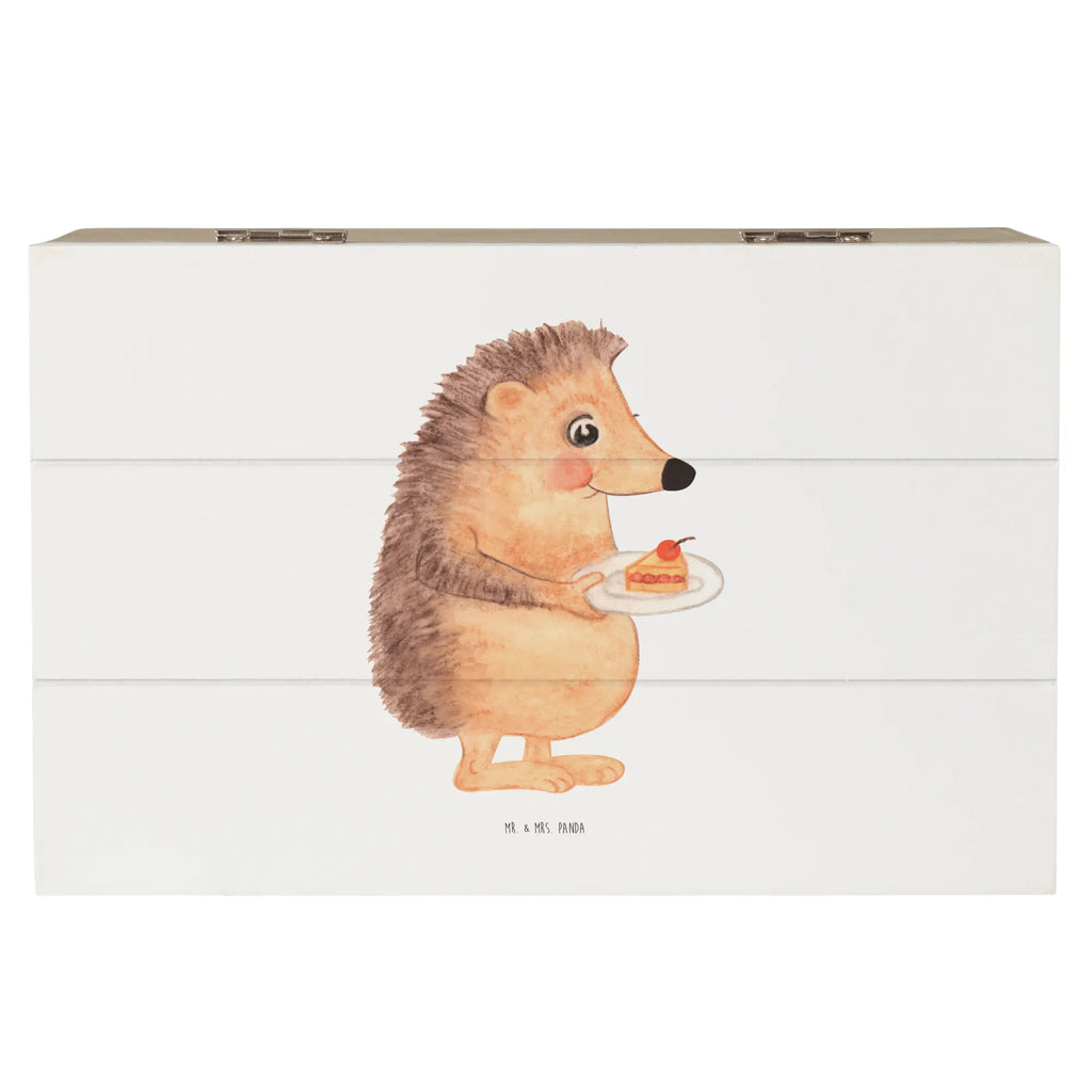 Holzkiste Igel Kuchenstück Schatulle, Schatzkiste, Geschenkbox, XXL, Geschenkdose, Truhe, Dekokiste, Kiste, Erinnerungsbox, Aufbewahrungsbox, Erinnerungskiste, Holzkiste, Tiermotive, Gute Laune, lustige Sprüche, Tiere, Geburtstagskuchen, Essen Spruch, Kuchen, Torte, Backen Geschenk, Einladung Party, Kuchen backen, Igel
