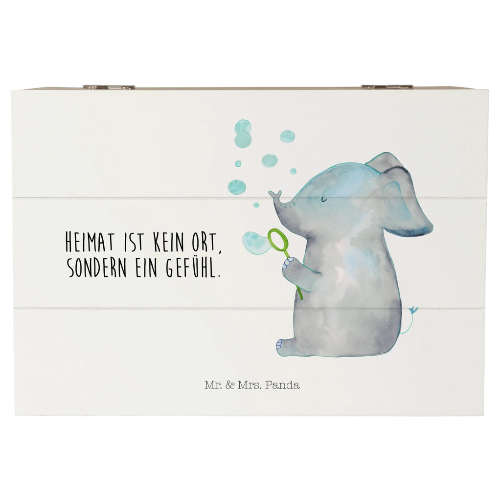 Skrzynia drewniana słoń bańki mydlane Motywy zwierzęce, dobra energia, zabawne powiedzonka, zwierzęta