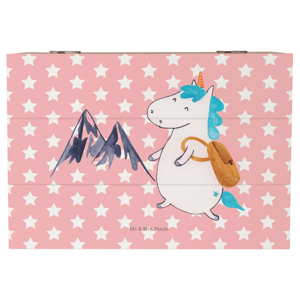 Holzkiste Einhorn Bergsteiger Geschenkdose, Erinnerungsbox, Truhe, Schatzkiste, Geschenkbox, Dekokiste, Kiste, XXL, Schatulle, Aufbewahrungsbox, Erinnerungskiste, Holzkiste, Einhorn, Einhörner, Einhorn Deko, Unicorn, Entdecker, Abenteurer, Bergsteiger, Urlaub, Weltreise, Berge, Abenteuer, Reisen, Weltenbummler