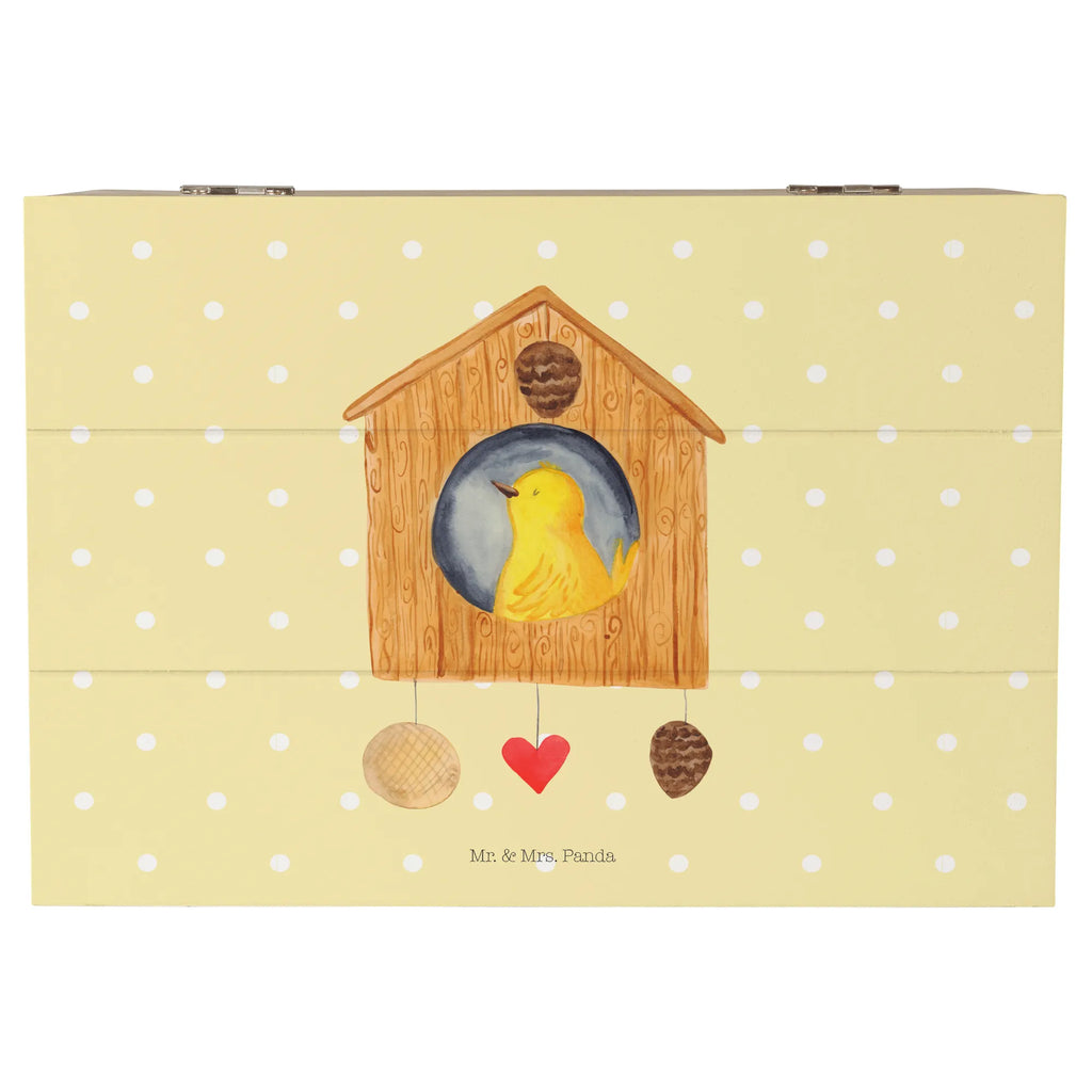 Wooden chest birdhouse Home Dekokiste, Schatulle, Erinnerungskiste, Aufbewahrungsbox, Schatzkiste, Holzkiste, Erinnerungsbox, Geschenkdose, Geschenkbox, XXL, Truhe, Kiste, Tiermotive, Gute Laune, lustige Sprüche, Tiere, Umzug, Geschenk, Vogelhaus, Einzugsgeschenk, Haus, Hausbau, Einzug, Home sweet Home, Vogel