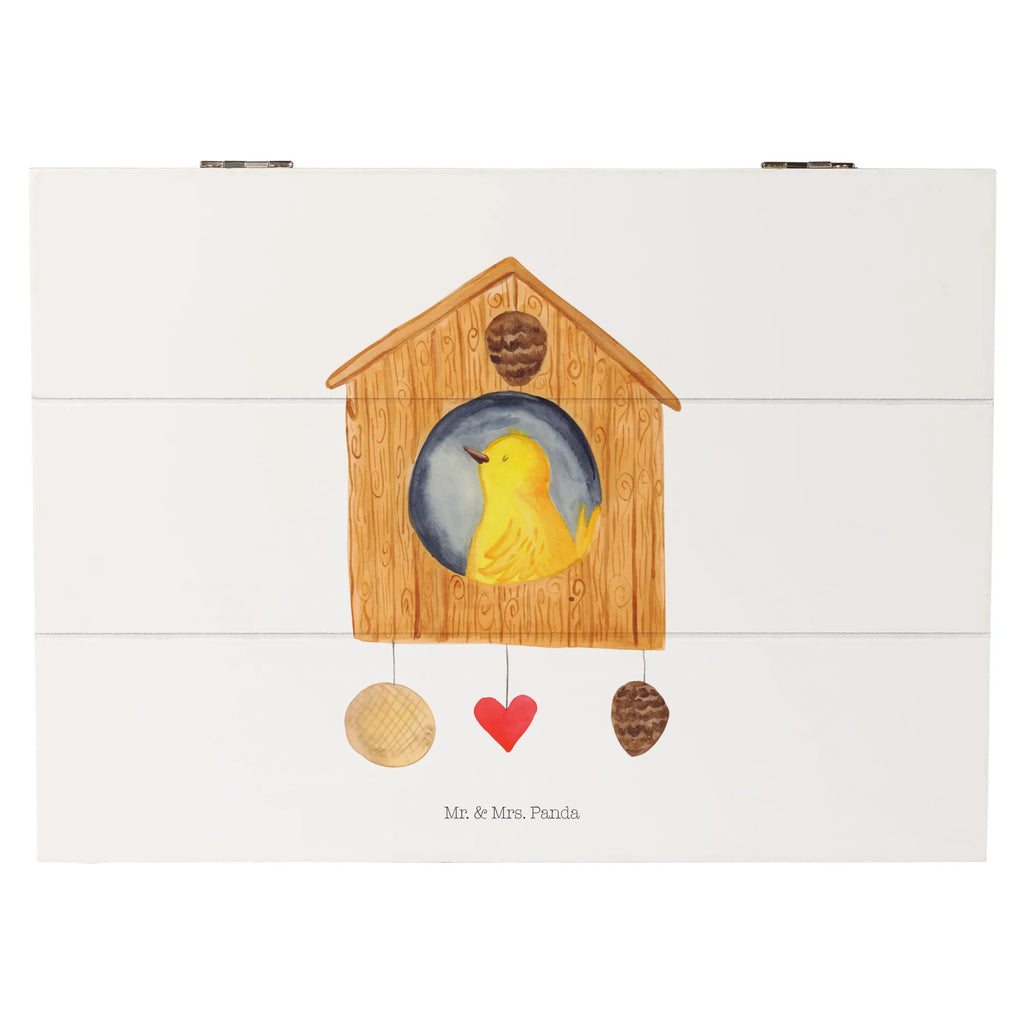 Wooden chest birdhouse Home Dekokiste, Schatulle, Erinnerungskiste, Aufbewahrungsbox, Schatzkiste, Holzkiste, Erinnerungsbox, Geschenkdose, Geschenkbox, XXL, Truhe, Kiste, Tiermotive, Gute Laune, lustige Sprüche, Tiere, Umzug, Geschenk, Vogelhaus, Einzugsgeschenk, Haus, Hausbau, Einzug, Home sweet Home, Vogel