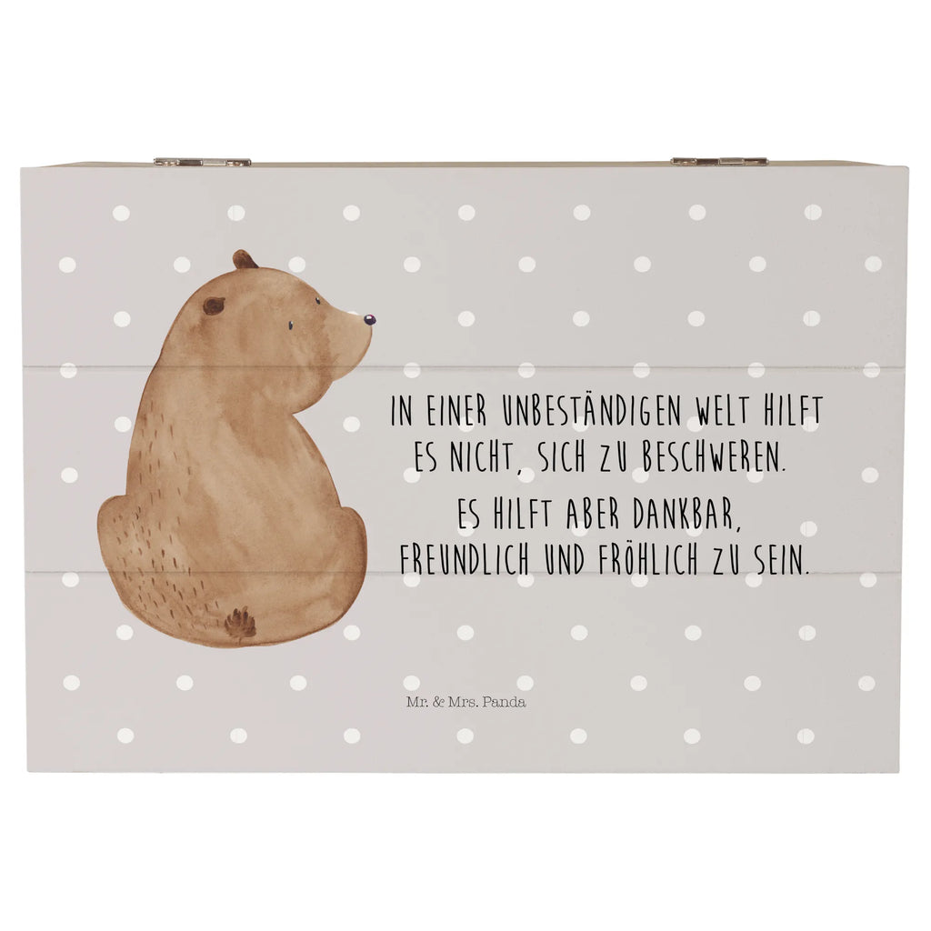 Holzkiste Bär Schulterblick Aufbewahrungsbox Holz, aufbewahrungsboxen, Schatulle, Holzkiste, Holzboxen, Holzbox, Holzbox mit Deckel, holzschatulle, holzkästchen, Holzkiste mit Deckel, aufbewahrungstruhe, kiste holz, truhe holz, aufbewahrungskiste mit deckel, Aufbewahrungskiste, Aufbewahrungsbox aus Holz, holzschachtel, Box aus Holz, aufbewahrungskisten, holztruhen, box holz, Aufbewahrungsbox, Holzkisten, Holztruhe, Holz Aufbewahrungsbox, Teddybär, Bär, Teddy, Bären, Weltansicht, Weisheit, Bärenliebe, Motivation, Selbstachtung
