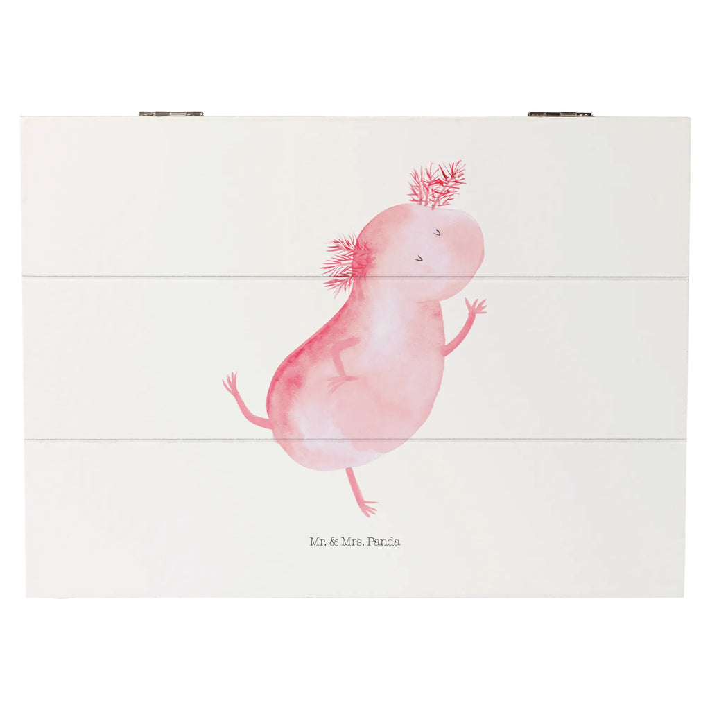 Wooden chest axolotl Dance storage box, memory box, XXL, chest, decorative box, casket, box, Wooden box, treasure chest, Axolotl, Axelotl, marine animals, Mexican walking fish, salamander, stars, amphibians, best friend, girlfriend, roof damage, axolot, crazy, tailfish