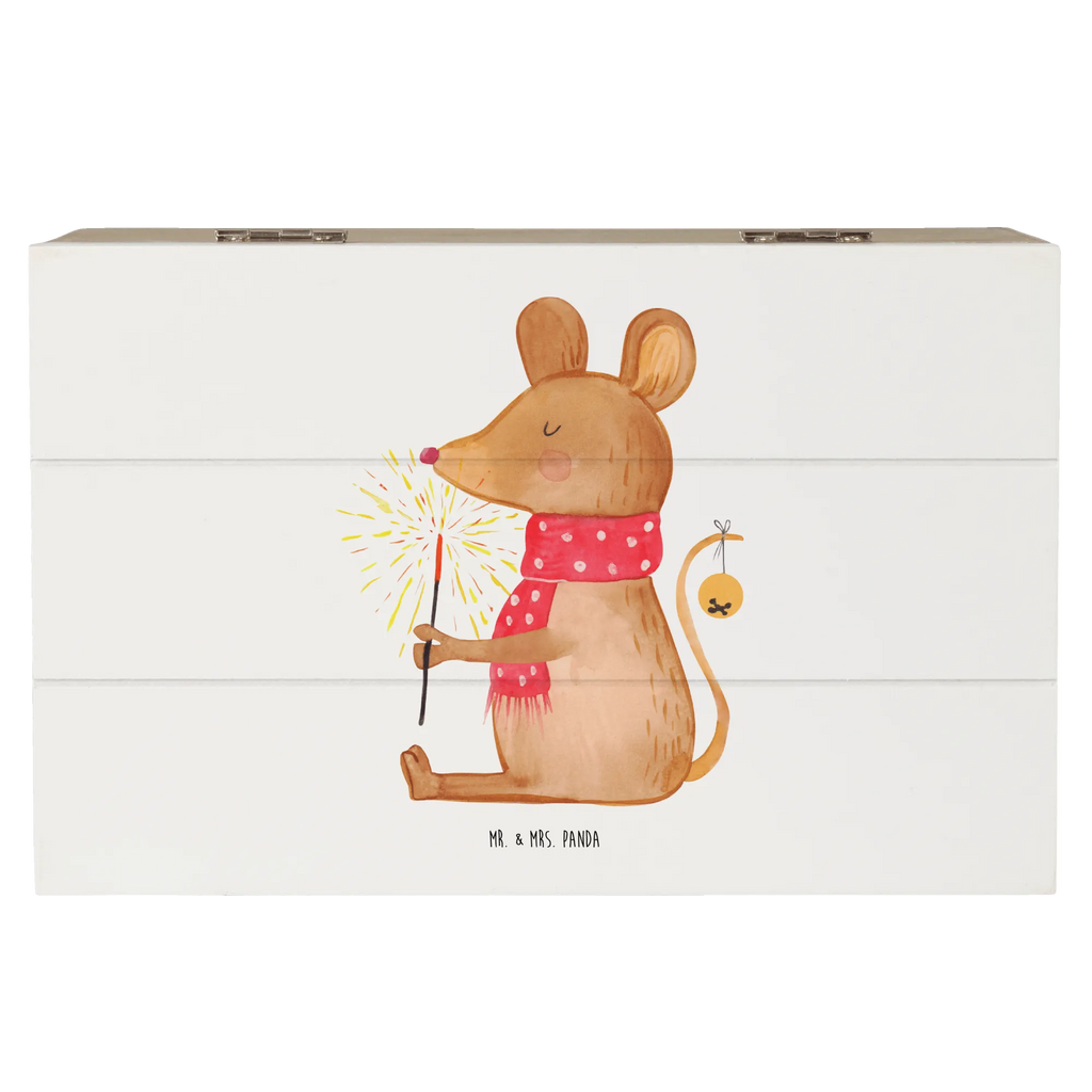 Holzkiste Maus Weihnachten Geschenkdose, Kiste, Holzkiste, Dekokiste, Aufbewahrungsbox, Truhe, Erinnerungsbox, Schatulle, Erinnerungskiste, Geschenkbox, Schatzkiste, XXL, Winter, Weihnachten, Weihnachtsdeko, Nikolaus, Advent, Heiligabend, Wintermotiv, Frohe Weihnachten, Weihnachtswunder, Maus, Weihnachtsmotiv, Mäuschen, Weihnachtsgruß