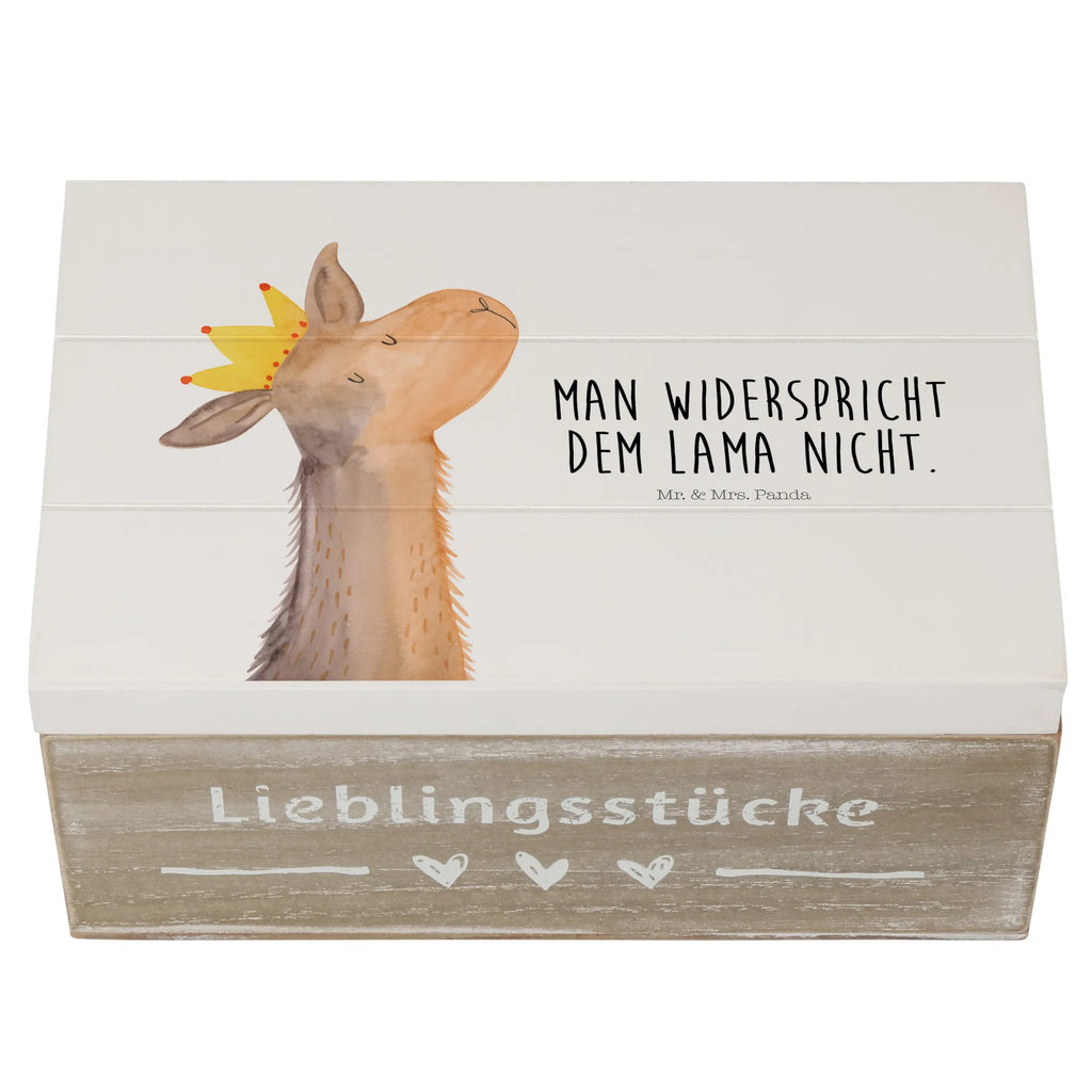 Holzkiste Lamakopf König Aufbewahrungsbox, Truhe, Dekokiste, Geschenkbox, Geschenkdose, Schatzkiste, Holzkiste, XXL, Erinnerungsbox, Kiste, Erinnerungskiste, Schatulle, Lama, Alpaka, Abi, Chef, Königin, Papa, Abitur, König, Vorgesetzter, Mama, Büro Kollege, Lamas, Kollegin, Freundin