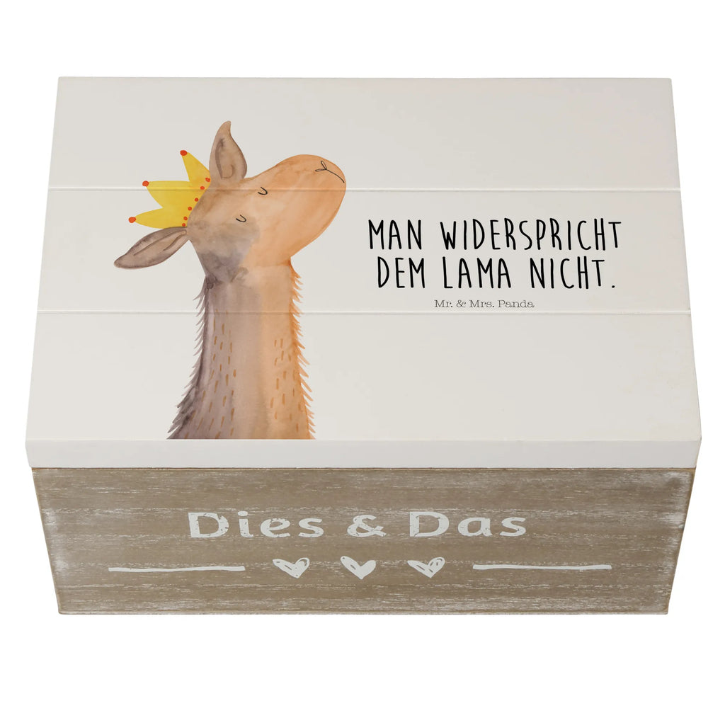 Holzkiste Lamakopf König Aufbewahrungsbox, Truhe, Dekokiste, Geschenkbox, Geschenkdose, Schatzkiste, Holzkiste, XXL, Erinnerungsbox, Kiste, Erinnerungskiste, Schatulle, Lama, Alpaka, Abi, Chef, Königin, Papa, Abitur, König, Vorgesetzter, Mama, Büro Kollege, Lamas, Kollegin, Freundin