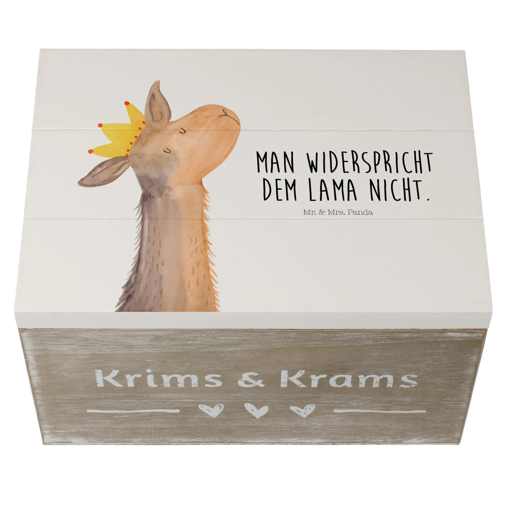Holzkiste Lamakopf König Aufbewahrungsbox, Truhe, Dekokiste, Geschenkbox, Geschenkdose, Schatzkiste, Holzkiste, XXL, Erinnerungsbox, Kiste, Erinnerungskiste, Schatulle, Lama, Alpaka, Abi, Chef, Königin, Papa, Abitur, König, Vorgesetzter, Mama, Büro Kollege, Lamas, Kollegin, Freundin