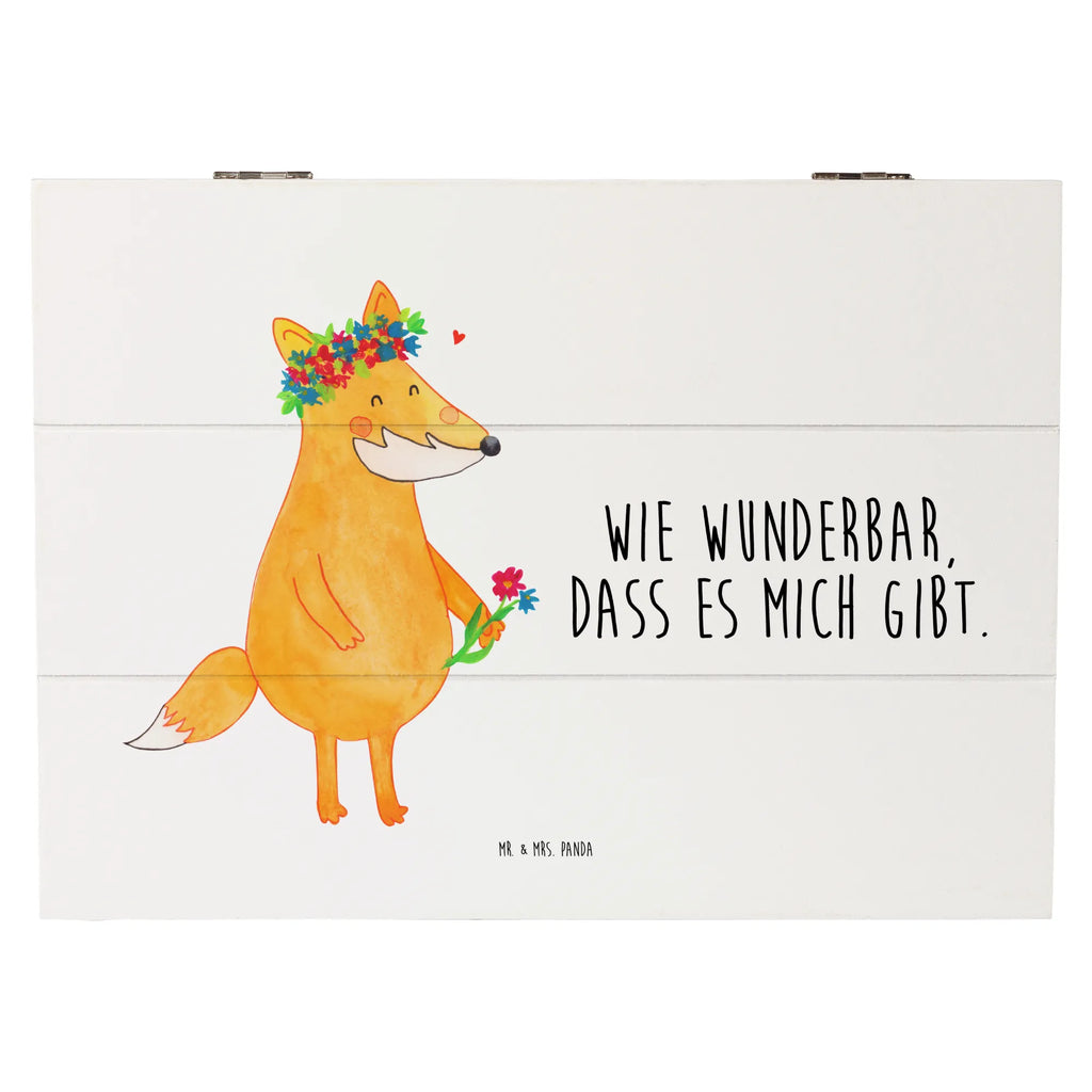 Wooden chest Fox Flower Truhe, Schatulle, Geschenkdose, Kiste, Erinnerungsbox, Erinnerungskiste, Schatzkiste, XXL, Aufbewahrungsbox, Geschenkbox, Holzkiste, Dekokiste, Fuchs, Blumenmädchen, Freundinnen, Liebesbeweis, mich, Freundin, Blumen, Fox, ich, Liebe, Freude, Fuchsmädchen, Blume, Selbstliebe, Füchse, Motivation