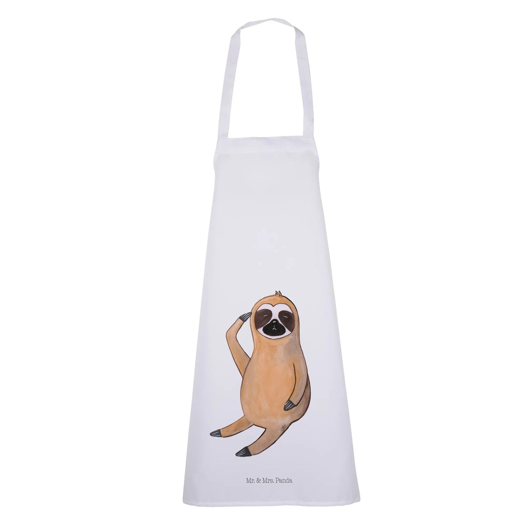 Apron sloth Bird apron, baking, cooking apron, baking apron, Cooking, grill apron, kitchen apron, Sloth, sloth, trend animal, favourite animal, lazy, early bird, the early bird, morning grumbler, early riser