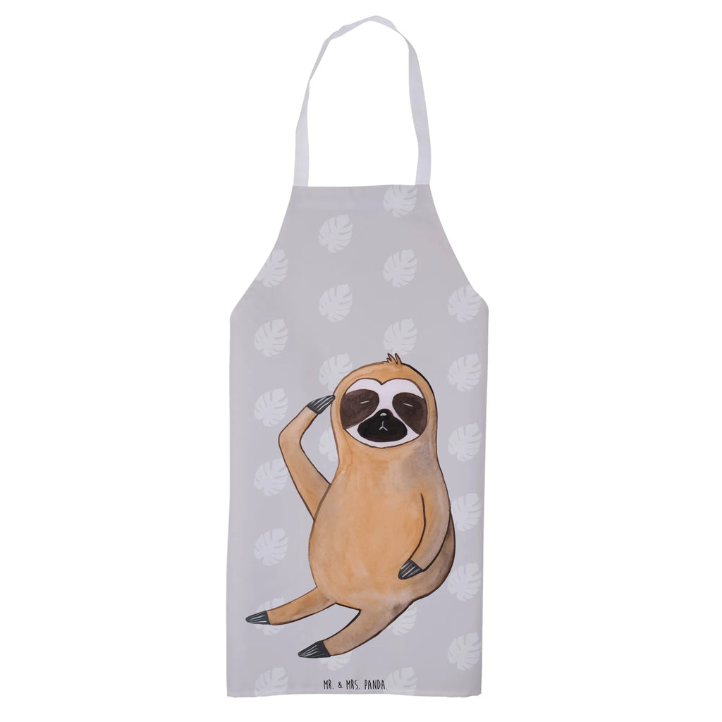 Apron sloth Bird apron, baking, cooking apron, baking apron, Cooking, grill apron, kitchen apron, Sloth, sloth, trend animal, favourite animal, lazy, early bird, the early bird, morning grumbler, early riser