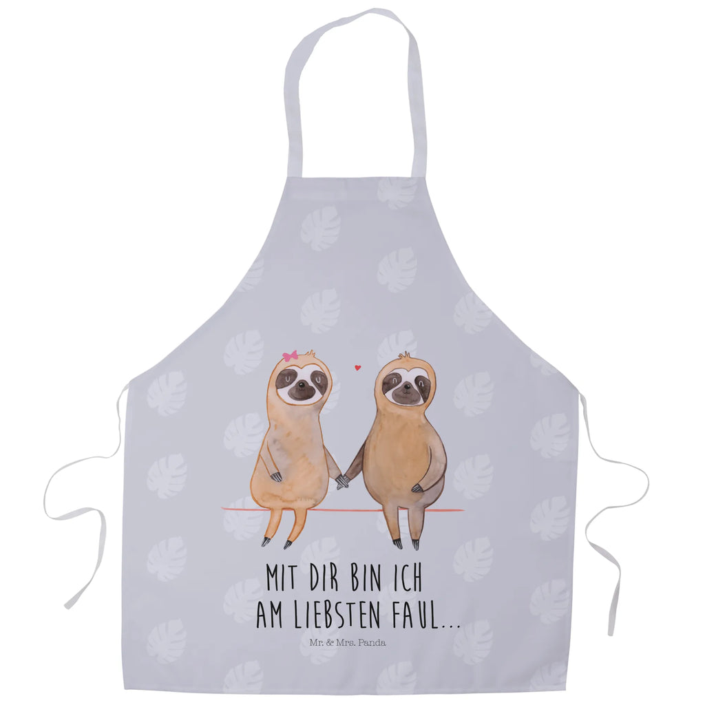 Apron sloth pair cooking apron, Cooking, apron, kitchen apron, baking, grill apron, baking apron, Sloth, sloth, trend animal, lovers, favourite animal, lazy, in love, love, together, relax, sloth love, engaged, sloth couple