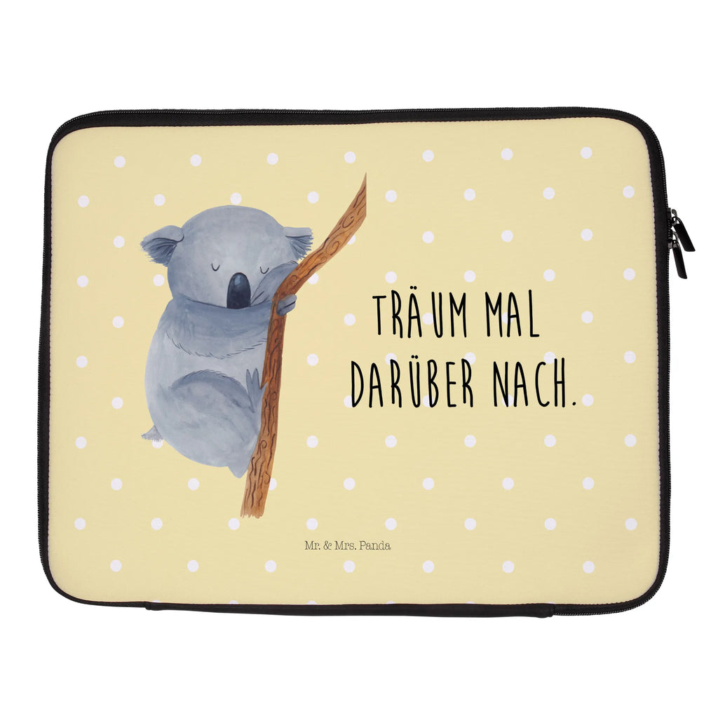 Laptop Bag koala small animals, cute, funny, cute animal motives, hand drawn, small world, funny sayings, good mood, happy, gifts, gift ideas, special gifts, animal lover, card, koala bear, Koala, sleeping, dream, bear, bedroom, dreamland