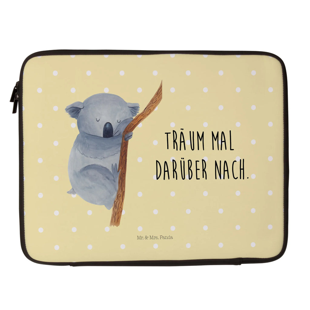 Laptop Bag koala small animals, cute, funny, cute animal motives, hand drawn, small world, funny sayings, good mood, happy, gifts, gift ideas, special gifts, animal lover, card, koala bear, Koala, sleeping, dream, bear, bedroom, dreamland