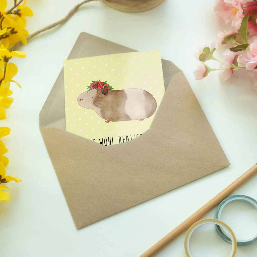 Greetings card Guinea pig wisdom Beileidskarte, Grußkarten, spruchkarte, hochzeitskarten, weihnachtskarten, jubiläumskarte, glückwunschkarten, vatertagskarte, Grußkarte, abiturkarte, Motivkarte, firmungskarte, genesungskarte, babykarte, neujahrskarte, einladungskarten, Klappkarte, Glückwunschkarte, valentinstagskarte, osterkarten, kommunionskarte, osterkarte, dankeskarten, Lustige Sprüche, Tiere, Tiermotive, Gute Laune, Realität, Wunderland, Wunder, Meeries, Meerschweinchen, Motivation, Spruch, Weisheit, Blumenkind, Meerie