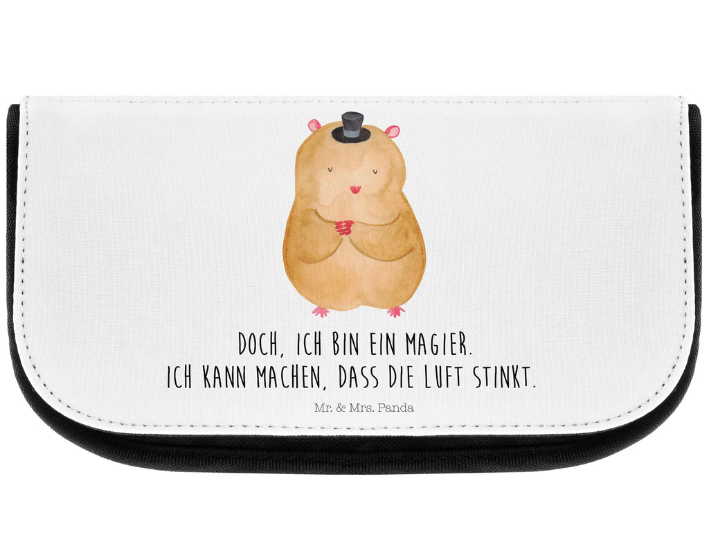 Kosmetyczka Chomik kapelusz toilettenbeutel, utensilientasche, Beautybag, beauty tasche, Schminktasche, reise kosmetiktasche, hygiene tasche, bad tasche, Schminktäschchen, Kosmetiktasche, Kulturtasche, beauty case, Waschbeutel, reiseschminktasche, kosmetiktäschchen, Reisenecessaires, kosmetik beutel, Necessaire, Schminkbeutel, zubehörtasche, Beauty Bag, Toilettentasche, Make-Up Bag, kulturtäschchen, kleines Täschchen, Organizer Tasche, Waschtasche, Kulturbeutel, Lustige Sprüche, Tiere, Tiermotive, Gute Laune, Zwerghamster, Zylinder, Zauberer, Hamster, Hut, Magier