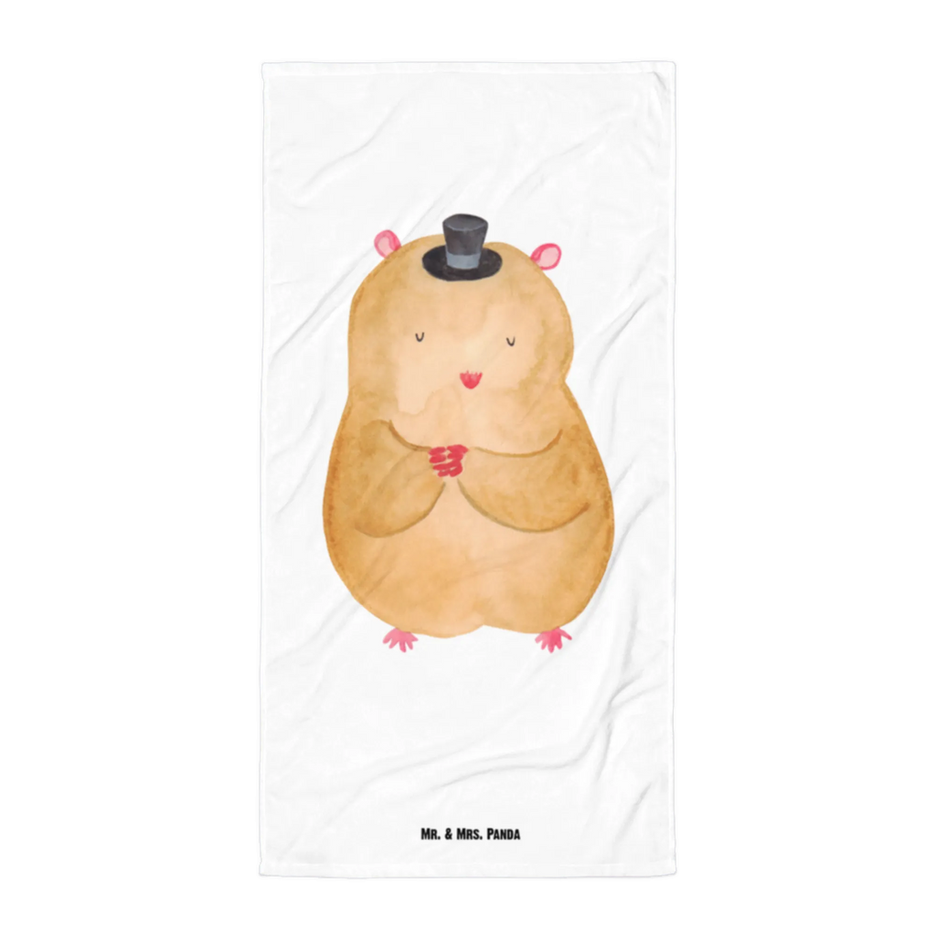 XL ręcznik kąpielowy Chomik kapelusz Motywy zwierzęce, dobra energia, zabawne powiedzonka, zwierzęta