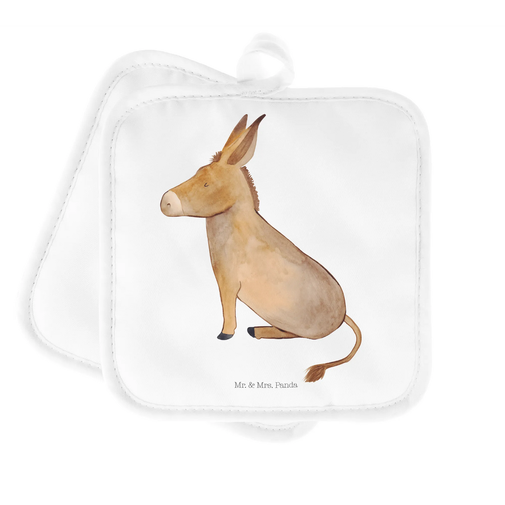 2er Set Topflappen  Esel Ofenhandschuhe, Topflappen Set, Topflappen mit Spruch, Schöne Topflappen, Topflappen lustig, Ofenhandschuh, Topfhandschuhe, Topflappen 2er Set, Topfuntersetzer, Topflappenset, Topflappen, Topfhandschuh, Tiermotive, Gute Laune, lustige Sprüche, Tiere, Lebensglück, Ziel, Lebensmut, Weisheit, Lebensziel, erfolg, positive gedanken, Mut, zuversicht, Esel, tapferkeit