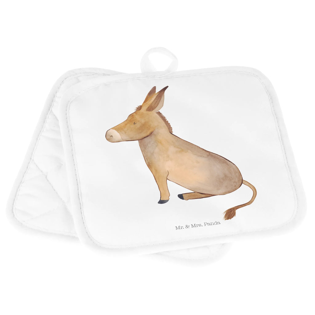 2er Set Topflappen  Esel Ofenhandschuhe, Topflappen Set, Topflappen mit Spruch, Schöne Topflappen, Topflappen lustig, Ofenhandschuh, Topfhandschuhe, Topflappen 2er Set, Topfuntersetzer, Topflappenset, Topflappen, Topfhandschuh, Tiermotive, Gute Laune, lustige Sprüche, Tiere, Lebensglück, Ziel, Lebensmut, Weisheit, Lebensziel, erfolg, positive gedanken, Mut, zuversicht, Esel, tapferkeit